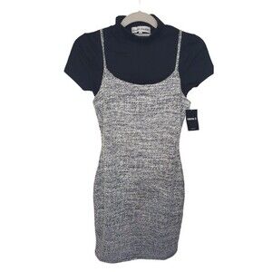Almost Famous Short 2-Piece Knit Dress - NWT - Size Small